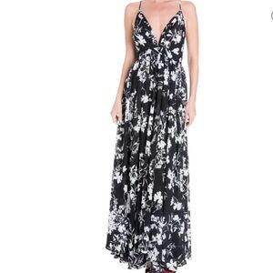 Meghan LA Enchanted Garden Floral Maxi Dress Size Small